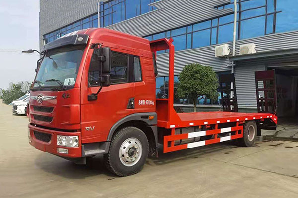 解放J6单桥平板运输车